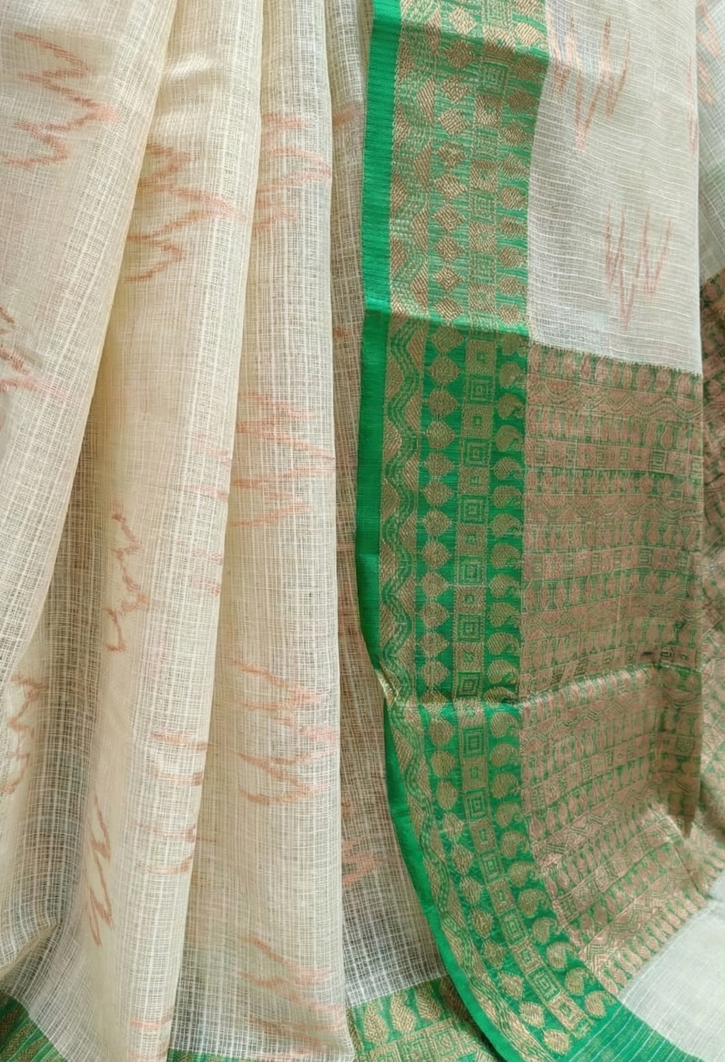 Soft Kota Silk Saree with All-Over Zari Weaving