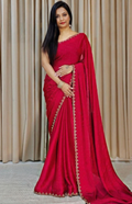 Pure Butter Zimichu Silk Saree with Blouse