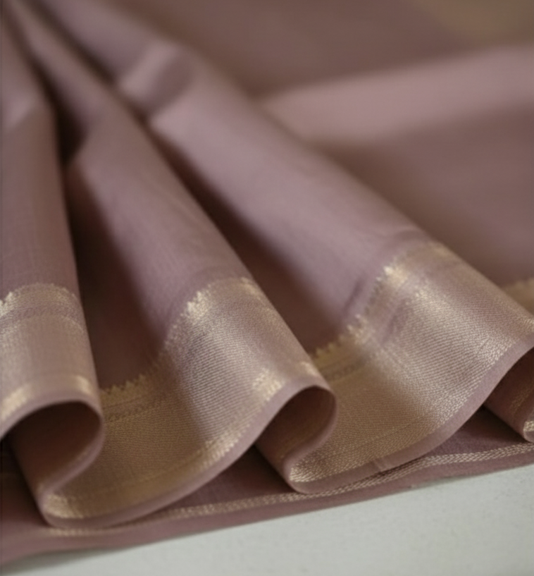 Premium Semi Matka Silk Saree with Matching Blouse Piece