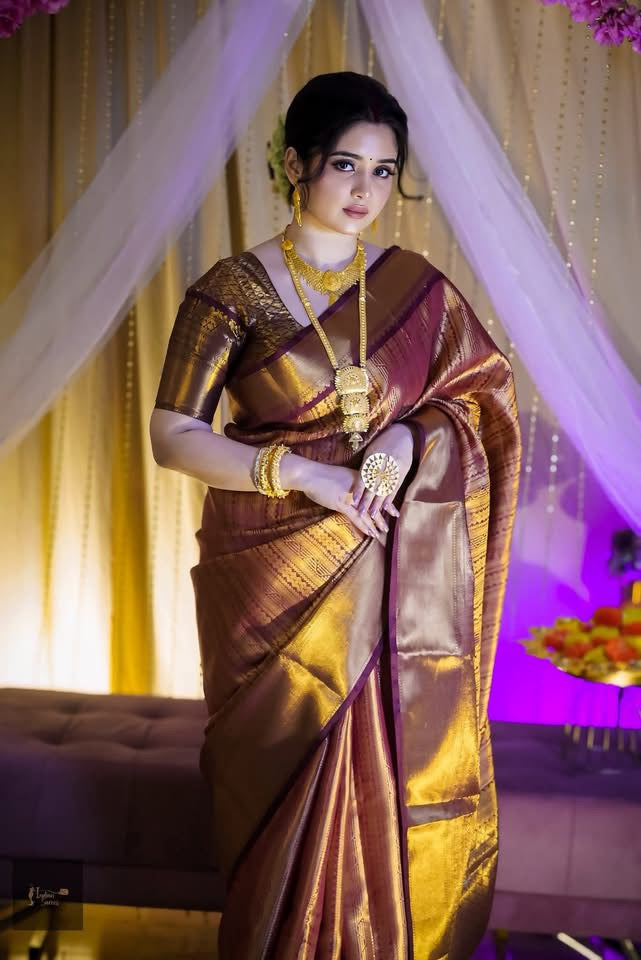 Pure Tissue Kanchipuram Silk Saree